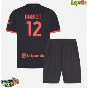 AC Milan Adrien Rabiot #12 Kolmaspaita Lapsille 2026-27 Lyhythihainen (+ shortsit)